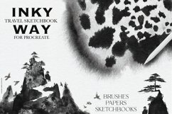 Inky Way Travel Procreate Sketchbook Product Image 1