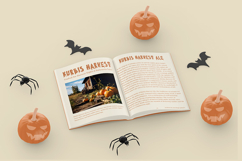 Halloween Open Book Mockup Product Image 2