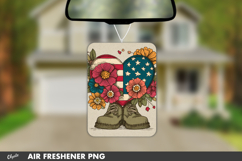 Veteran’s Day Air Freshener Sublimation PNG Product Image 1