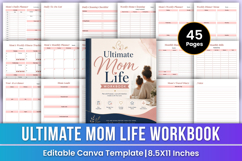 Mom Life Planner | Home &amp; Self Care Canva Kdp Product Image 1