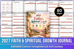 2027 Faith & Spiritual Growth Journal | Bible Study, Prayer Product Image 1