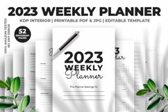 2023 Weekly Planner KDP Interior Product Image 1