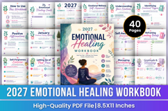 2027 Emotional Healing Workbook | Self-Care &amp; Inner Healing Product Image 1