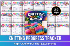 Knitting Progress Tracker | Knitting Project Planner, Yarn Product Image 1