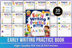 Early Writing Practice Book | Preschool Handwriting Product Image 1