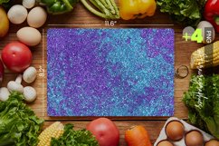 Blue Purple Glitter Cutting Board Design - 04 Variations Product Image 1