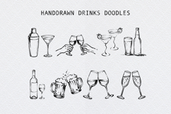 Hand Drawn Drink and Cocktails Vector Product Image 1