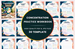 Concentration Practice Workbook Kdp interiors Product Image 1
