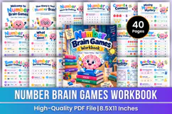 Number Brain Games Workbook | Number Puzzles, Math Challenge Product Image 1