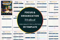 Focus & Organization Workbook Kdp interiors Product Image 1