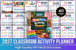 2027 Classroom Activity Planner | Teacher Planning, Learning Product Image 1