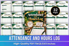 Attendance and Hours Log | Employee Attendance, Work Hours Product Image 1