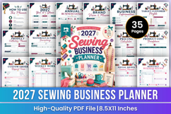 2027 Sewing Business Planner | Sewing Project &amp; Business Product Image 1