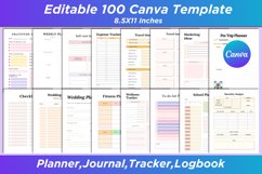 Editable 100 Different Canva Template Product Image 1