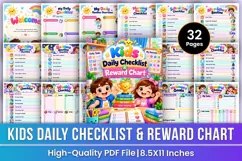 Kids Daily Checklist & Reward Chart | Routines, Chores Product Image 1