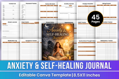 Anxiety &amp; Self-Healing Journal | Mental Health, Self-Care Product Image 1