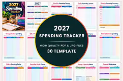 2027 Spending Tracker Kdp interiors Product Image 1