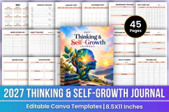 2027 Thinking & Self-Growth Journal | Goal Setting Product Image 1