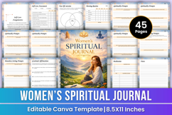 Women’s Spiritual Journal | Self-Care, Mindfulness &amp; Guide Product Image 1