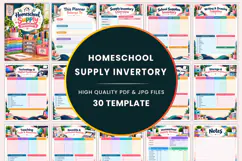 Homeschool Supply Inventory Kdp interiors Product Image 1