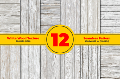White Wood Texture Seamless Pattern and Digital Paper Product Image 1