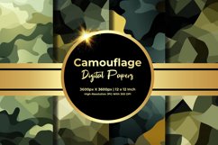 Camouflage Digital Paper Product Image 1