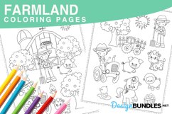 Farmland Coloring Pages Product Image 1