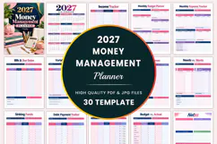 2027 Money Management Planner Kdp interiors Product Image 1