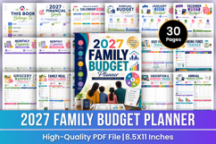 2027 Family Budget Planner | Family Finance Product Image 1