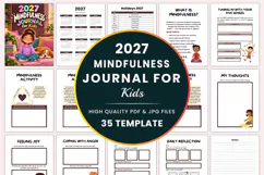 2027 Mindfulness Journal for Kids Kdp interiors Product Image 1