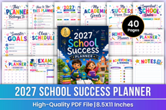 2027 School Success Planner | Study Product Image 1