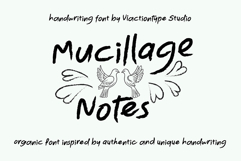 Mucillage Notes Handwriting Brush Font Product Image 1