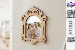 Fridge Magnet Frame Laser Cut Bundle | Magnetic Photo Frame Product Image 3