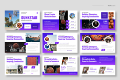 Basketball Sport Powerpoint Template Product Image 2