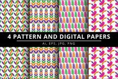 Vector Modern Seamless Pattern and Digital Paper Product Image 1