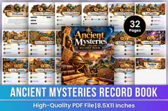 Ancient Mysteries Record Book | Lost Civilizations, Archaeol Product Image 1