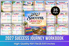 2027 Success Journey Workbook | Goal Setting, Productivity Product Image 1