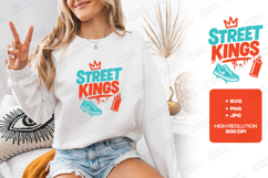 Street Kings Graffiti Style SVG Urban Bold Streetwear Art Product Image 1