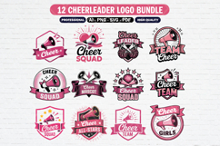 12 Cheerleader SVG Clipart Bundle Product Image 1