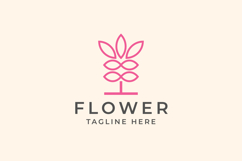 Flower Logo Minimal Design Product Image 1
