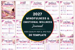 2027 Mindfulness & Emotional Wellness Journal Product Image 1