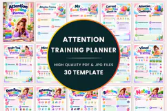 Attention Training Planner Kdp interiors Product Image 1