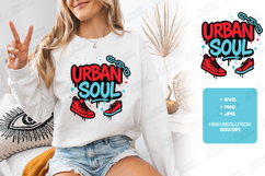 Urban Soul Sneakers Graphic Design for Trendy Apparel Product Image 1