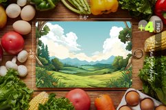 Farm Land Cutting Board Design - 04 Variations Product Image 1