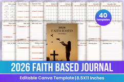 2026 Faith Based Journal Canva Template Product Image 1