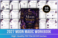 2027 Moon Magic Workbook | Lunar Ritual &amp; Manifestation Product Image 1