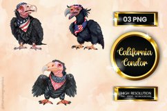 California Condor 03 Variations| Patriotic Clipart Product Image 1