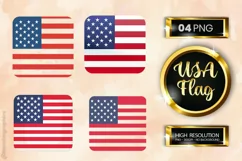 USA Flag | Patriotic Clipart | 4th Of July Product Image 1