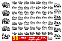 Cheer Family SVG Bundle Product Image 1