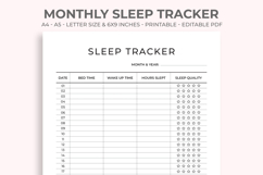 Monthly Sleep Tracker Product Image 1